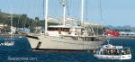 ID 6645 ATHENA - built in 2004 by Royal Huisman Shipyards in Holland, this 90-metre schooner is the world's largest privately owned sailing yacht of the modern era. ATHENA displaces 1177 tonnes and carries...